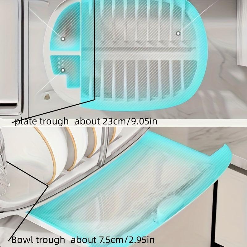 Younai Kitchen Countertop Storage Rack for Dishes Plates Bowls Chopsticks