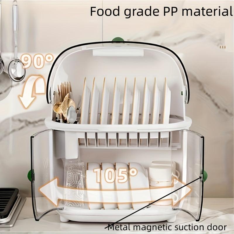 Younai Kitchen Countertop Storage Rack for Dishes Plates Bowls Chopsticks