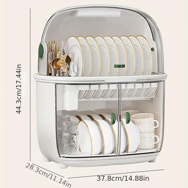 Younai Kitchen Countertop Storage Rack for Dishes Plates Bowls Chopsticks