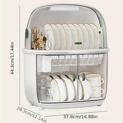 Younai Kitchen Countertop Storage Rack for Dishes Plates Bowls Chopsticks