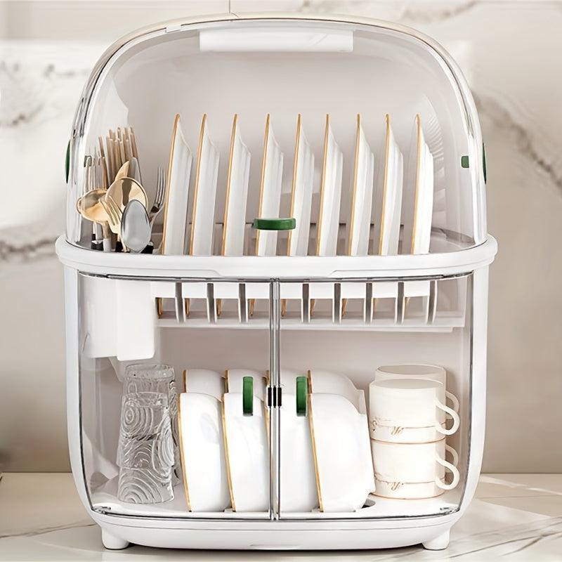 Younai Kitchen Countertop Storage Rack for Dishes Plates Bowls Chopsticks