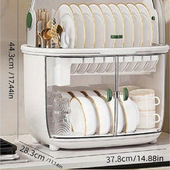 Younai Kitchen Countertop Storage Rack for Dishes Plates Bowls Chopsticks
