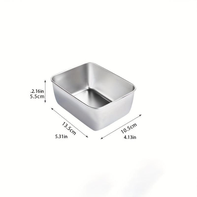 Stainless Steel Sealed Box Fruits Vegetables Storage Refrigerator Crisper