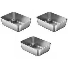Stainless Steel Sealed Box Fruits Vegetables Storage Refrigerator Crisper