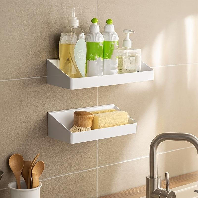 Wall Mounted Spice Rack for Seasoning Bottles Condiments Cans
