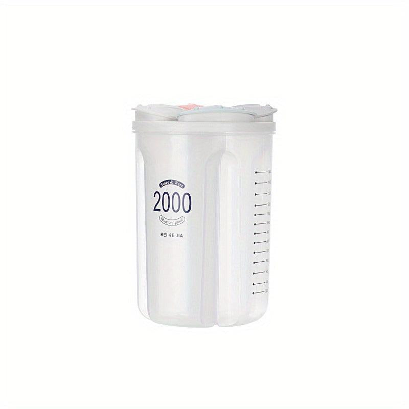 Plastic Grains & Cereals Storage Jar for Kitchen Use