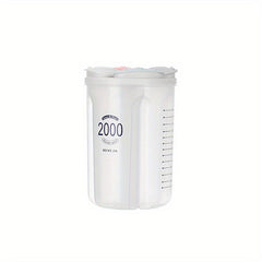 Plastic Grains & Cereals Storage Jar for Kitchen Use