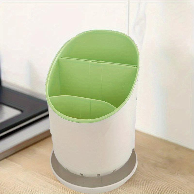 Kitchen Storage Rack with Chopsticks Container - Organize Tableware and Utensils