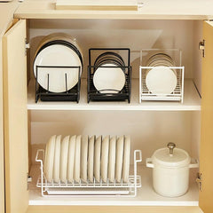 Kitchen Plate And Dish Shelf With Chopsticks Storage Cage