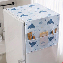 Waterproof Refrigerator Cover Protects Appliance from Dust & Spills