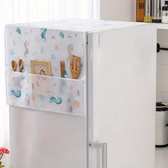 Waterproof Refrigerator Cover Protects Appliance from Dust & Spills
