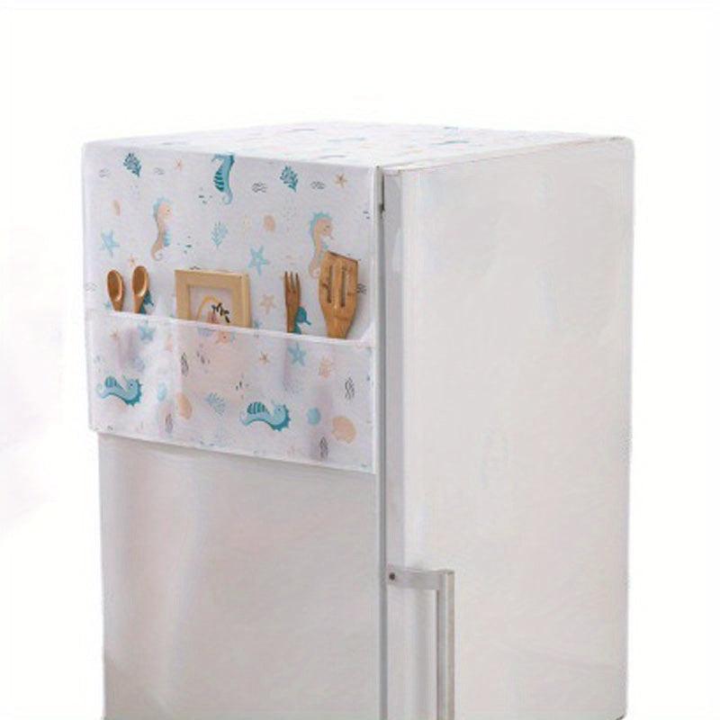 Waterproof Refrigerator Cover Protects Appliance from Dust & Spills