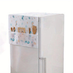 Waterproof Refrigerator Cover Protects Appliance from Dust & Spills