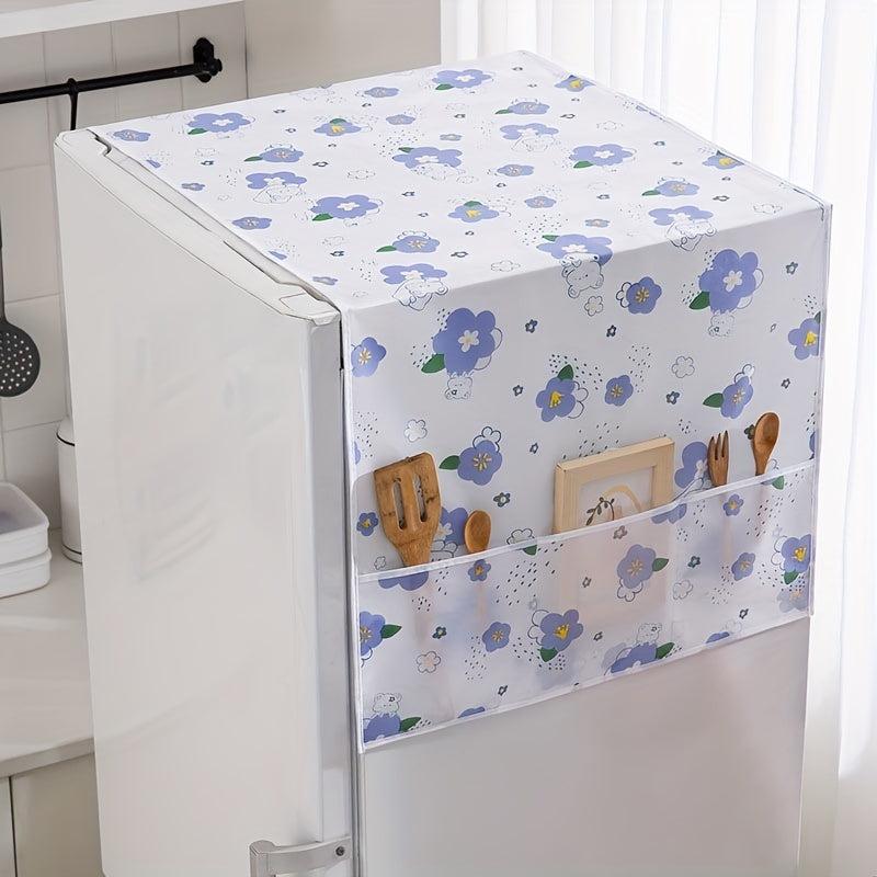Waterproof Refrigerator Cover Protects Appliance from Dust & Spills