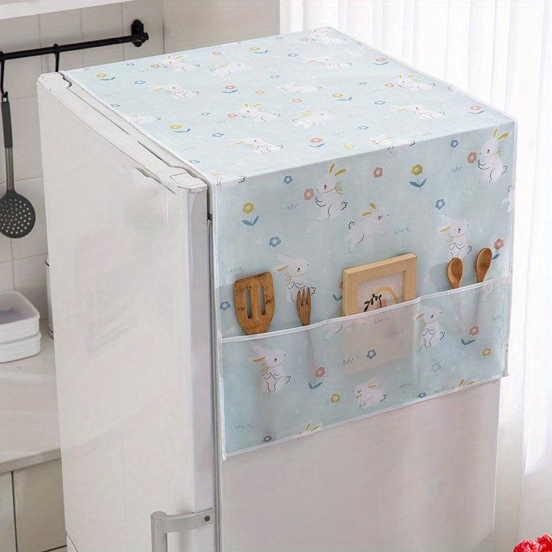 Waterproof Refrigerator Cover Protects Appliance from Dust & Spills