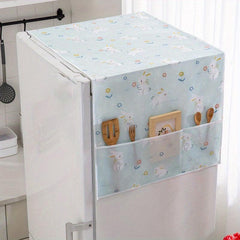 Waterproof Refrigerator Cover Protects Appliance from Dust & Spills