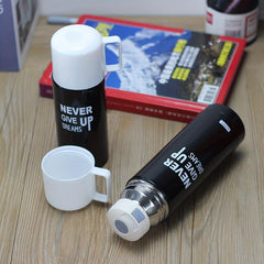 Insulated Stainless Steel Vacuum Flask 17oz Travel Thermal Cup