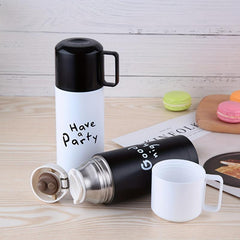 Insulated Stainless Steel Vacuum Flask 17oz Travel Thermal Cup