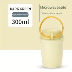 Student Microwave Oven Breakfast Cup with Cover Sticker