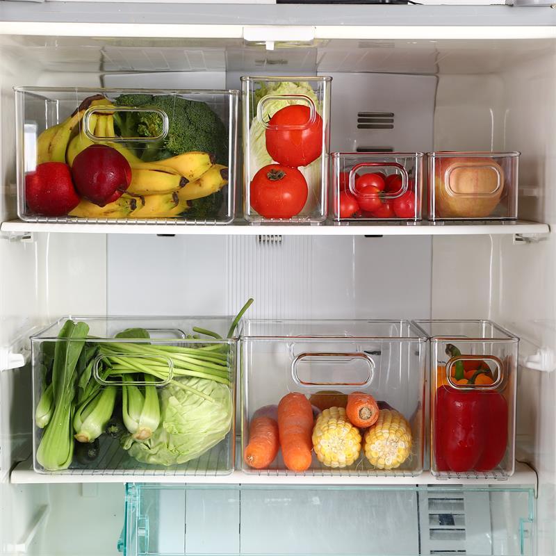 Vegetable & Fruits Storage Organizer Kitchen Bins with Handle
