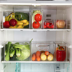 Vegetable & Fruits Storage Organizer Kitchen Bins with Handle