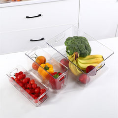 Vegetable & Fruits Storage Organizer Kitchen Bins with Handle