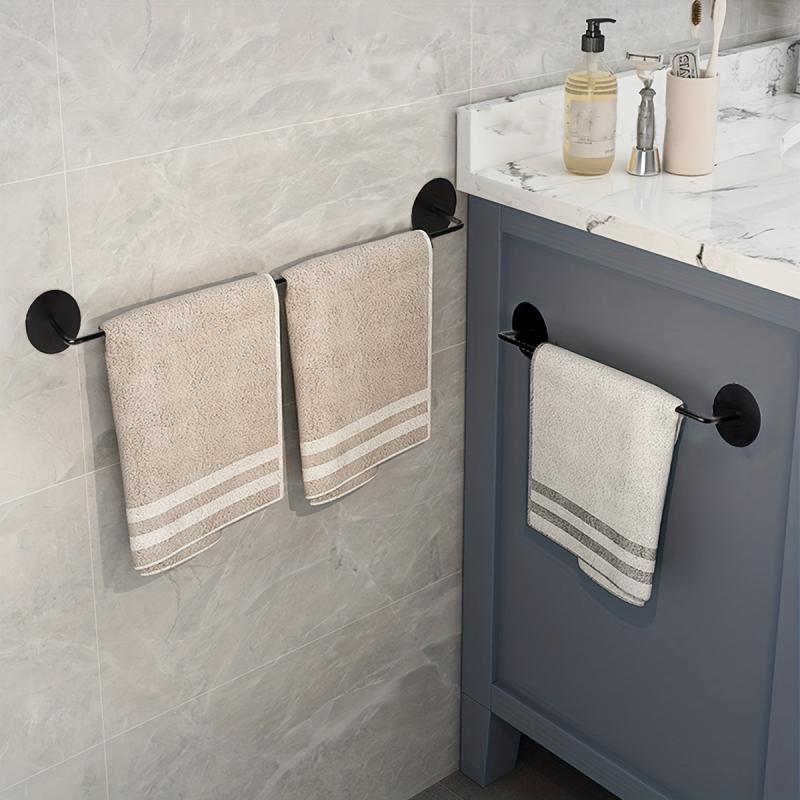 Wall-mounted Kitchen Bathroom Towel Rack Storage