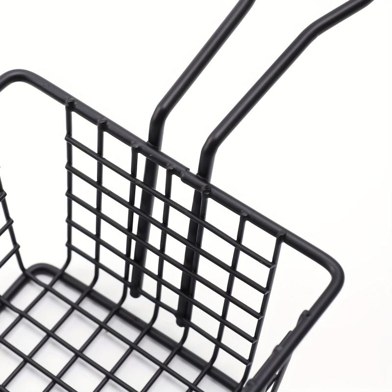 Stainless Steel Mini Fried Food Basket for French Fries & Kitchen Storage
