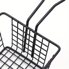 Stainless Steel Mini Fried Food Basket for French Fries & Kitchen Storage