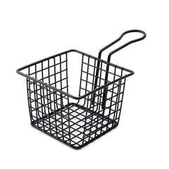 Stainless Steel Mini Fried Food Basket for French Fries & Kitchen Storage