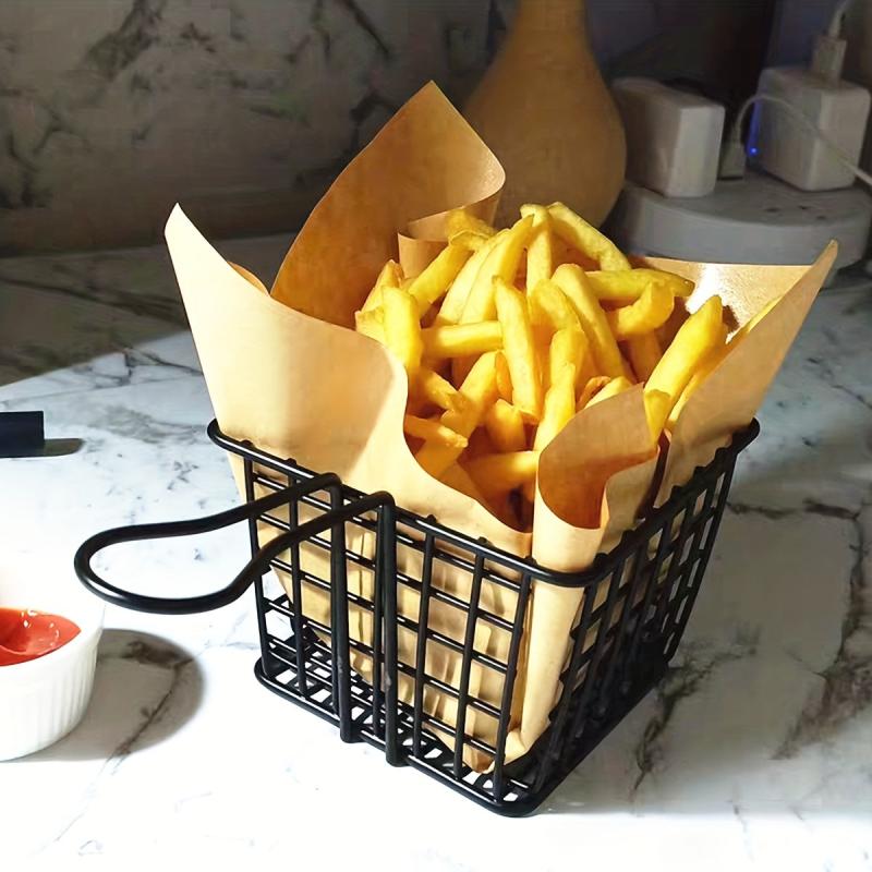 Stainless Steel Mini Fried Food Basket for French Fries & Kitchen Storage