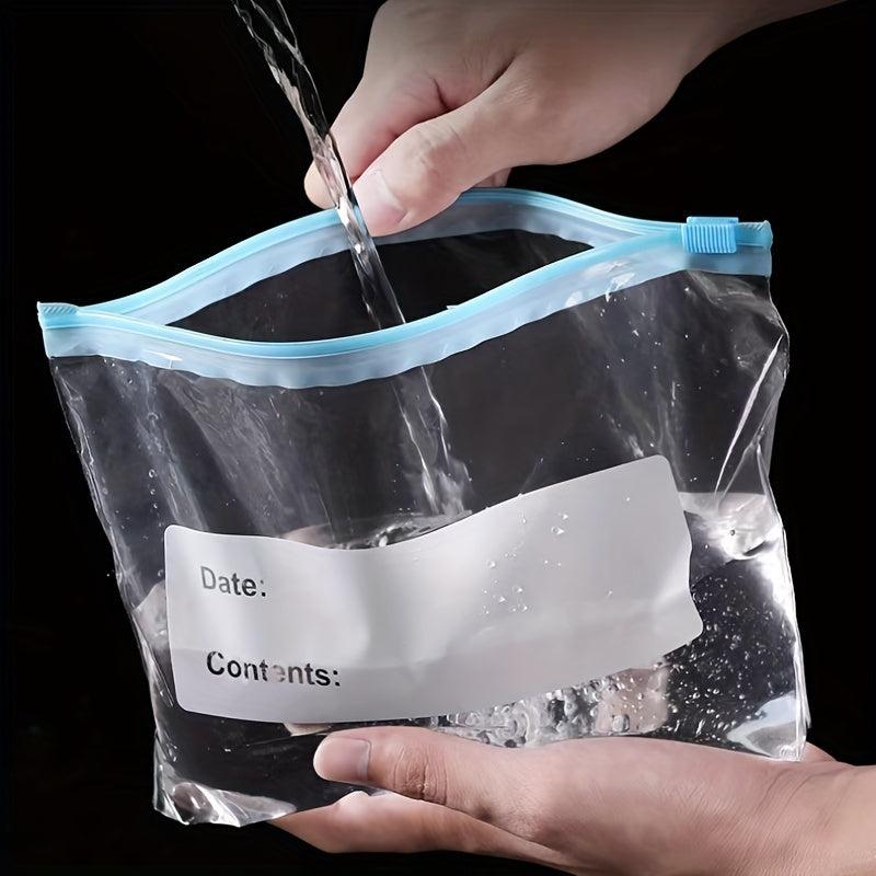 40pcs Reusable Storage Zipper Bag Leak Proof Freezer Bag for Liquid