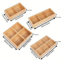 Bamboo & Wood Dried Fruit Box Snack Box Hotpot Restaurant Serving Plates