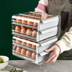 Refrigerator Egg Storage Box Drawer Leak Proof Plastic