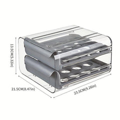 Refrigerator Egg Storage Box Drawer Leak Proof Plastic