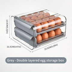 Refrigerator Egg Storage Box Drawer Leak Proof Plastic