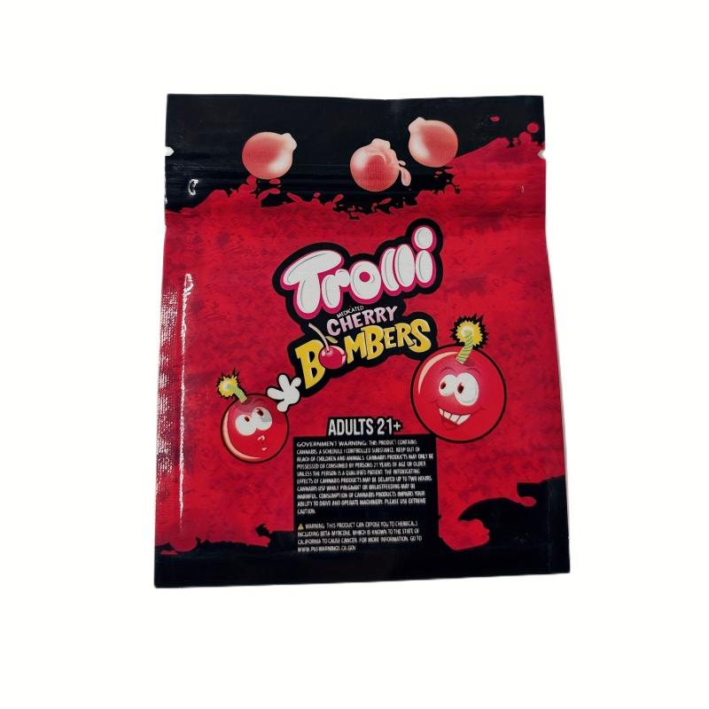 10 Pcs Red Self Sealing Plastic Bags Resealable Packaging Bag