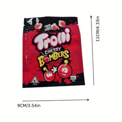 10 Pcs Red Self Sealing Plastic Bags Resealable Packaging Bag