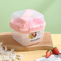 Portable Fruit Salad Box Large Capacity Lunch Box Leakproof