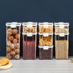 Sealed Plastic Food Storage Box Candy Jars With Lids