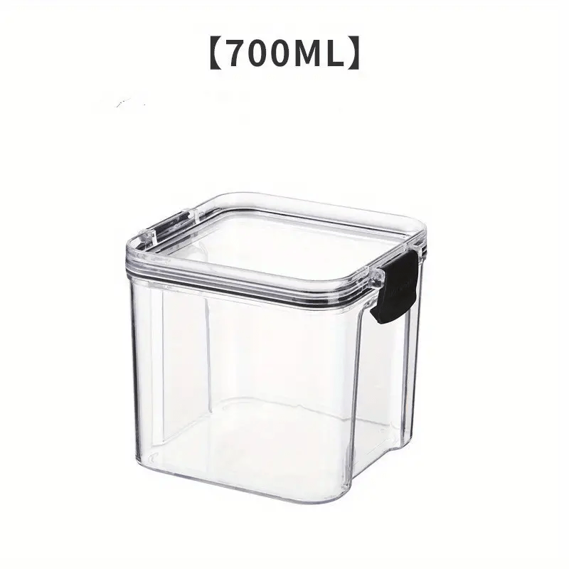 Sealed Plastic Food Storage Box Candy Jars With Lids