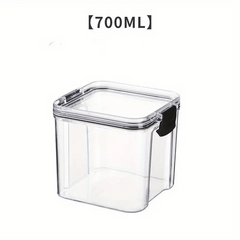 Sealed Plastic Food Storage Box Candy Jars With Lids