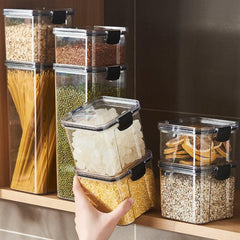 Sealed Plastic Food Storage Box Candy Jars With Lids