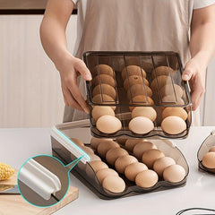 1pc Refrigerator Egg Storage Box Creative Kitchen Food Sorting Rack