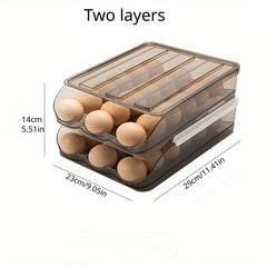 1pc Refrigerator Egg Storage Box Creative Kitchen Food Sorting Rack