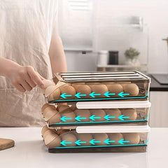 1pc Refrigerator Egg Storage Box Creative Kitchen Food Sorting Rack