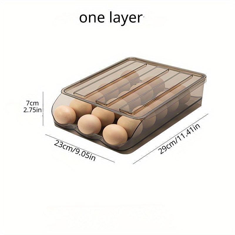 1pc Refrigerator Egg Storage Box Creative Kitchen Food Sorting Rack