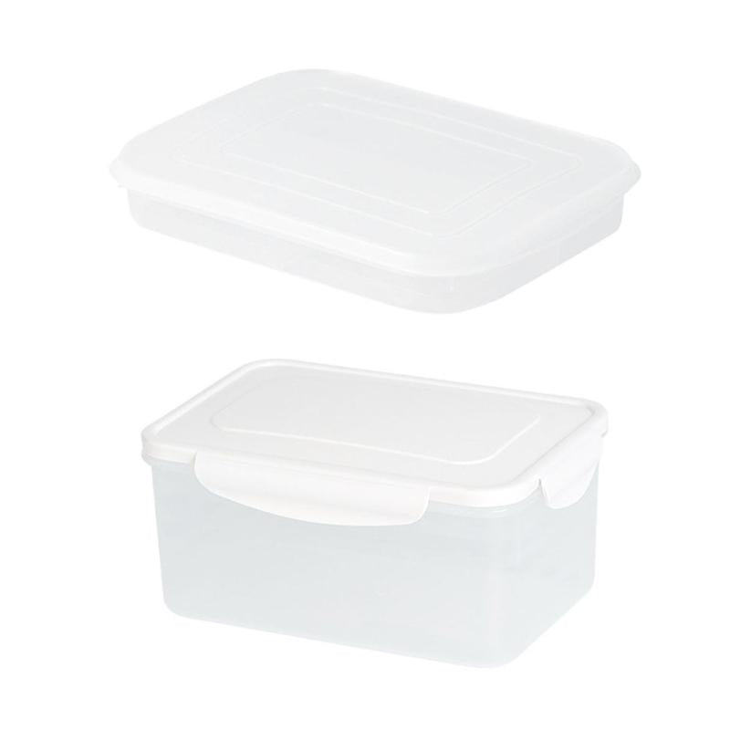 Kitchen Refrigerator Organizer Storage Box with Compartments