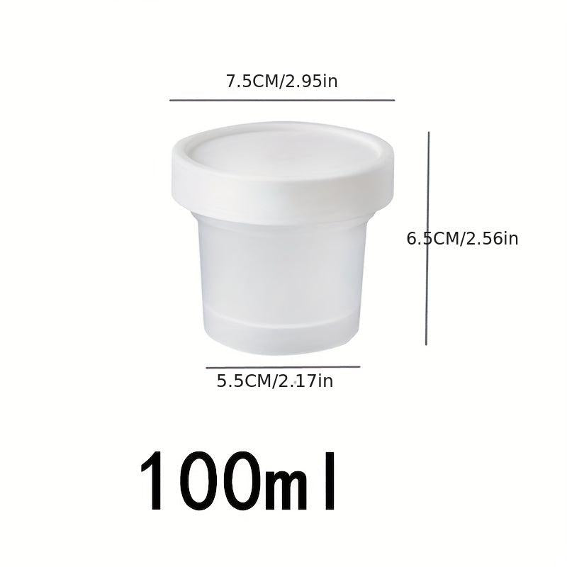 5pcs DIY Ice Cream Packaging Boxes Coconut Milk Pudding Cups Mousse Yogurt