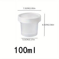5pcs DIY Ice Cream Packaging Boxes Coconut Milk Pudding Cups Mousse Yogurt